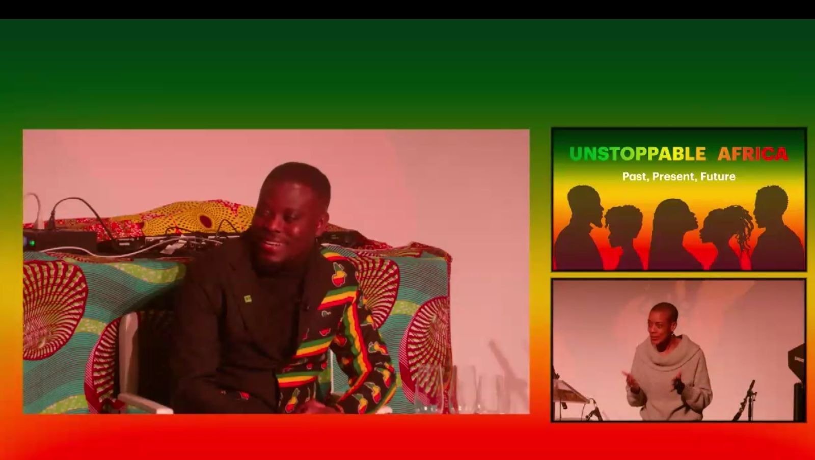 Alex Ahabwe participating in a culturally focused professional event
